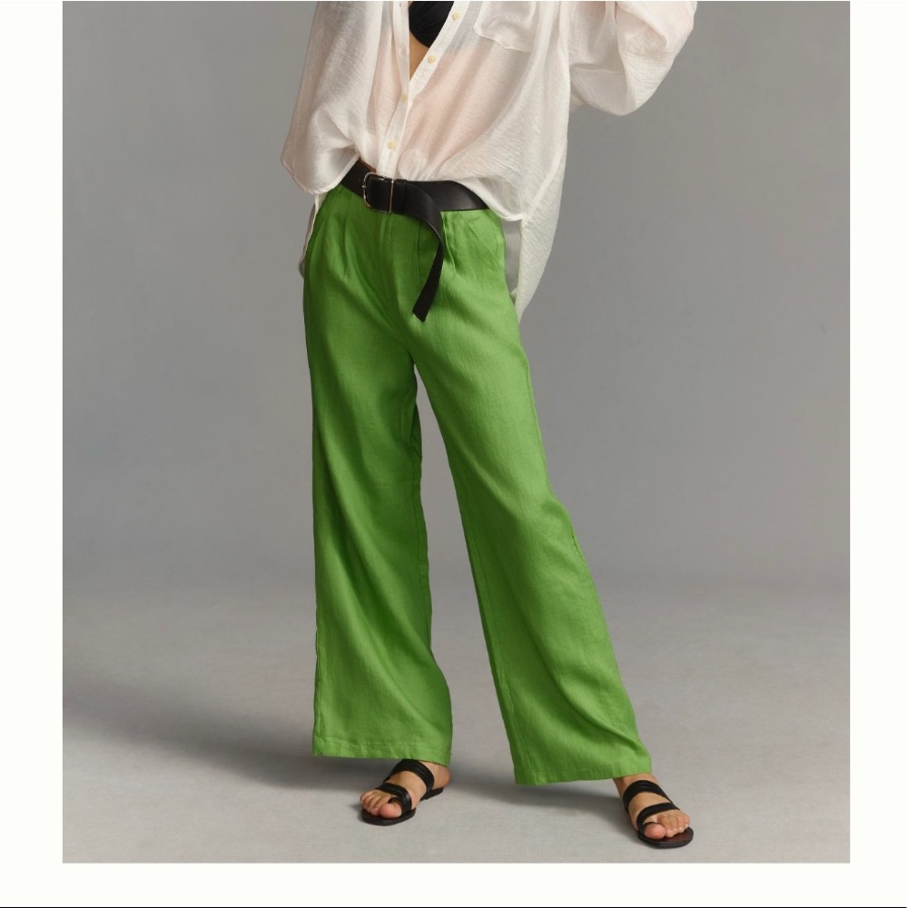 Anthropologie wide leg trousers. Size 0